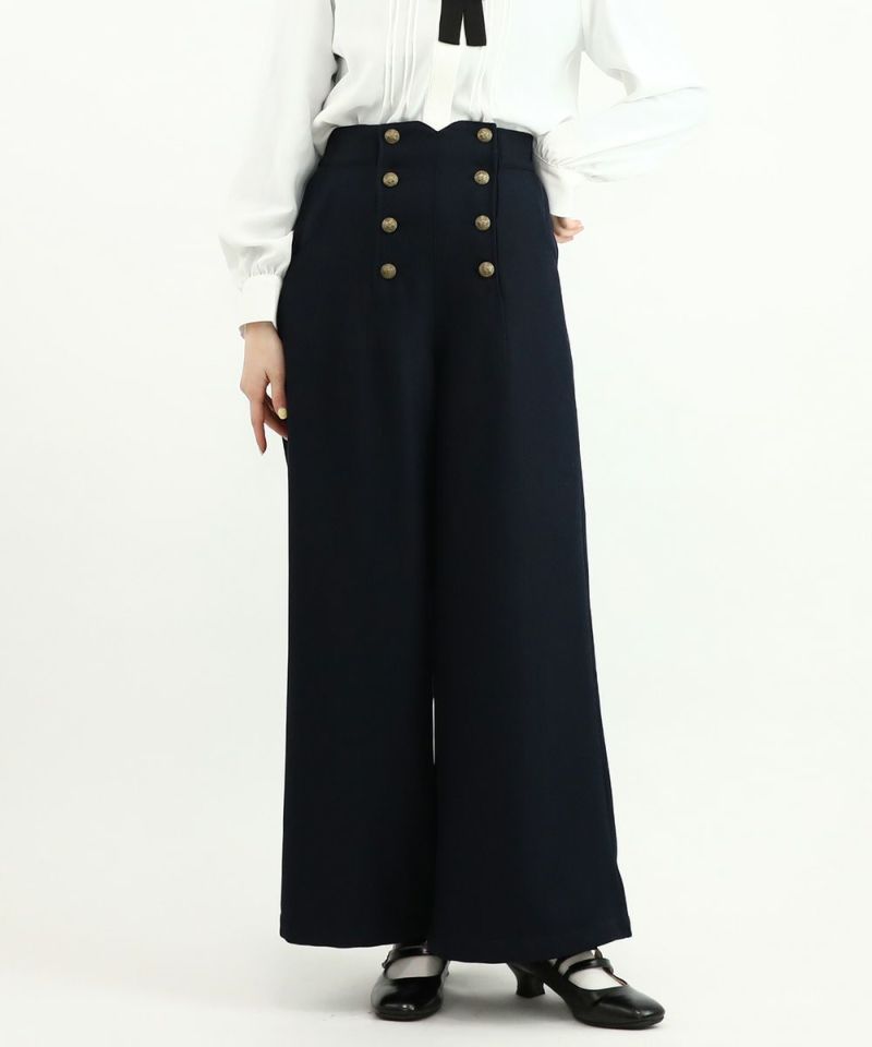 navy / 160cm / suspenders removed / wearing size S