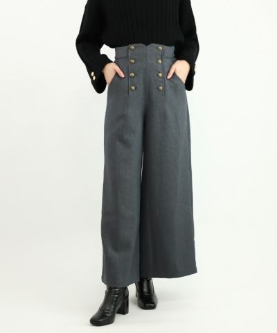 gray / 165cm / suspenders removed / wearing size S