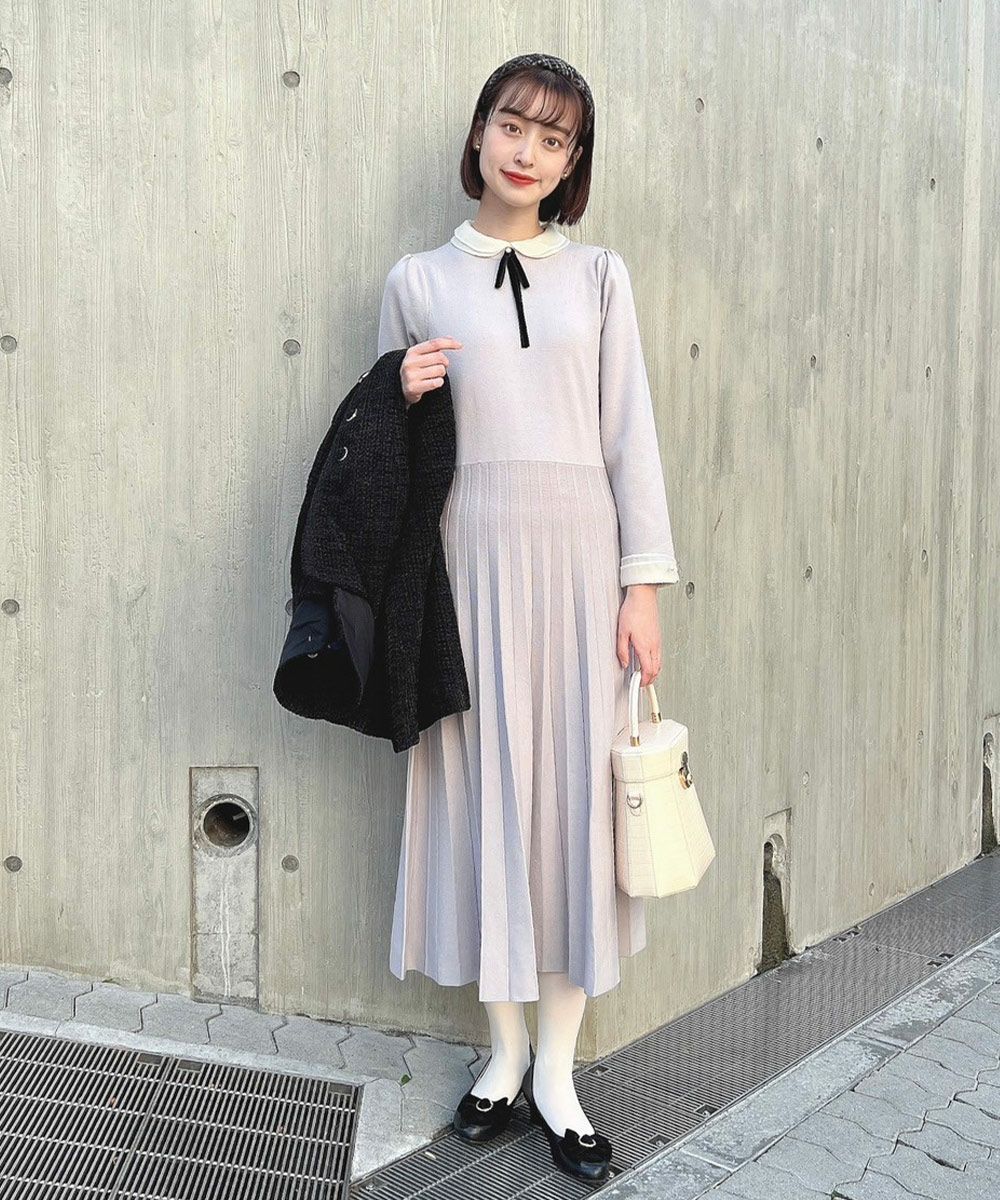 □釦使い半袖ワンピース/an another angelus Limited [29DE02g003] | F 