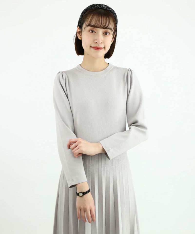 light gray / 165cm / ribbon tie and collar removed
