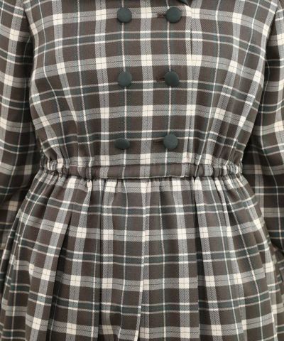 brown×green / 160cm / layered with a blouse