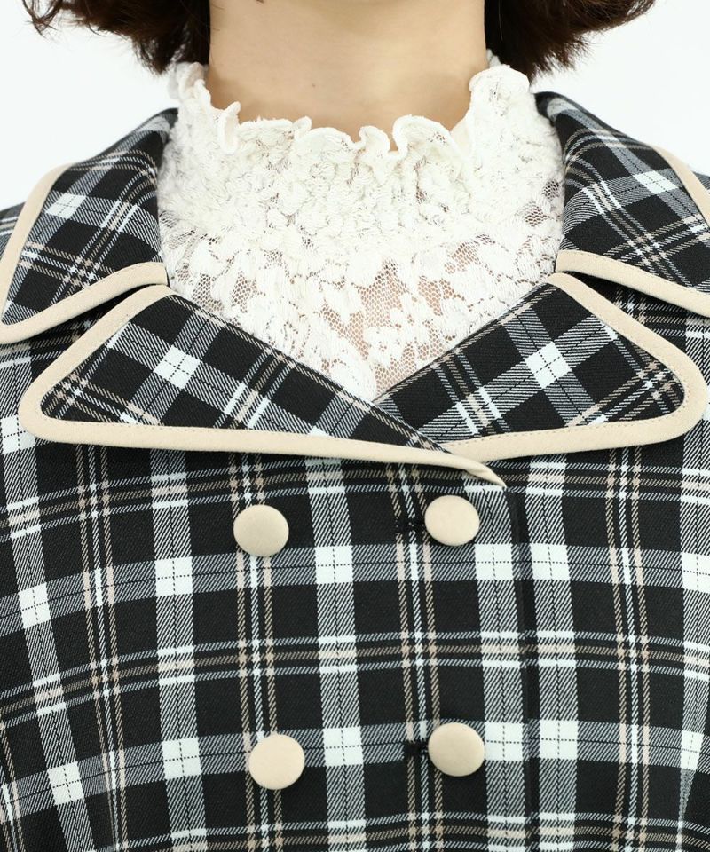 black×beige / 165cm / レーストップスとのレイヤード
