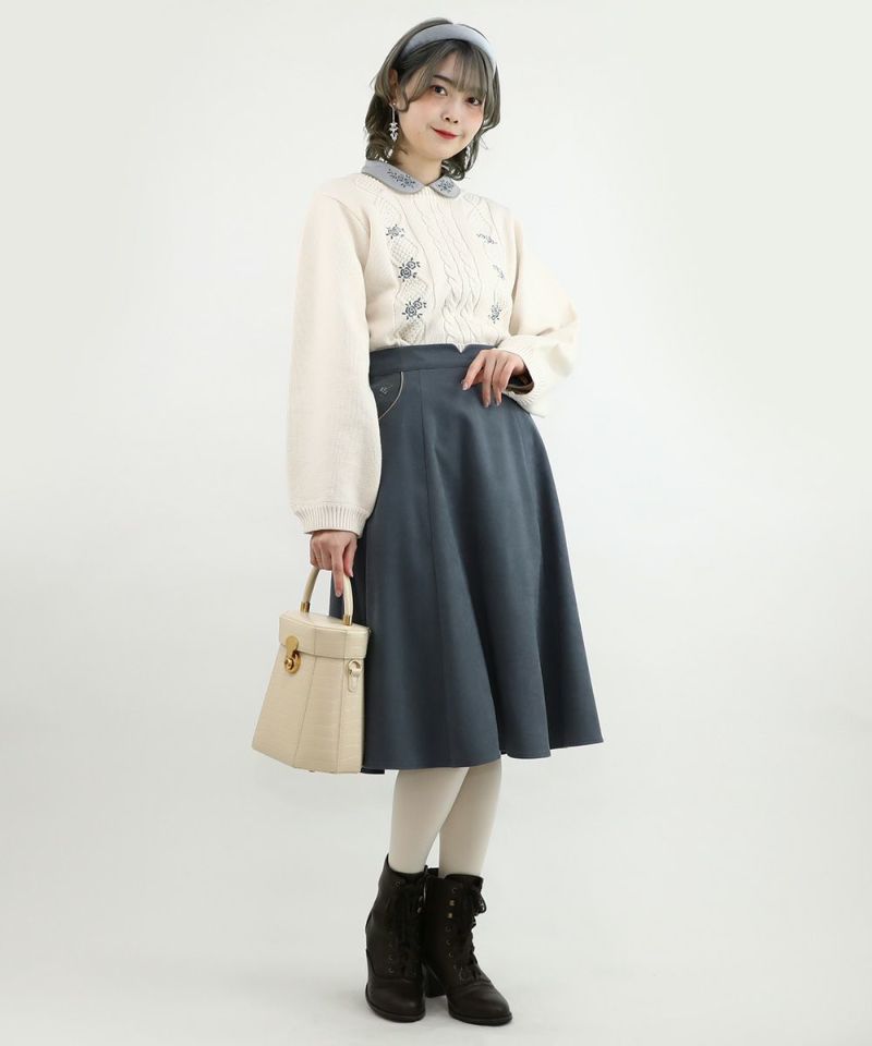 off white / 160cm / layered with blouse