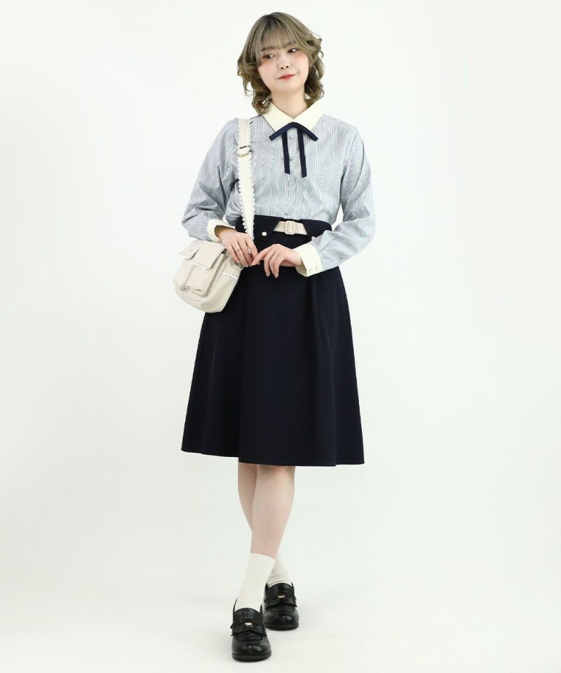 gray×navy / 160cm