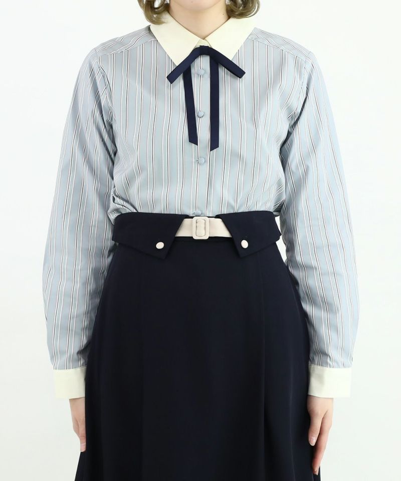 gray×navy / 160cm