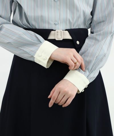 gray×navy / 160cm