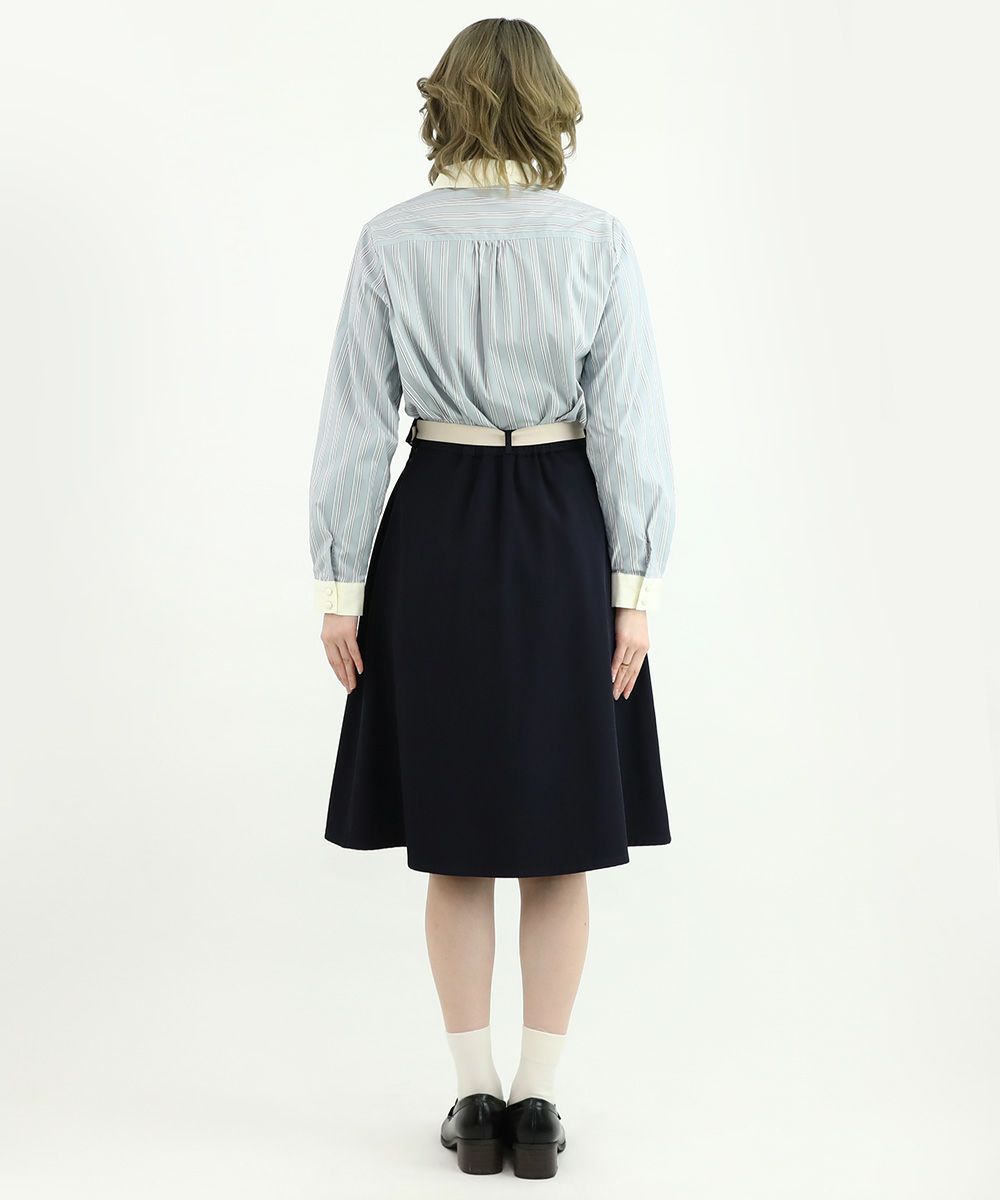 gray×navy / 160cm
