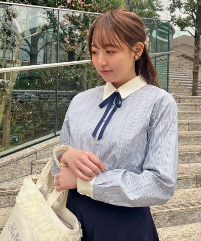 gray×navy / 155cm