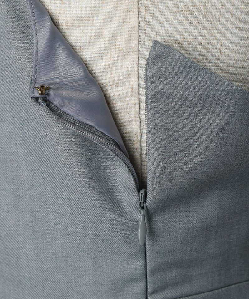 Side zipper (light beige)