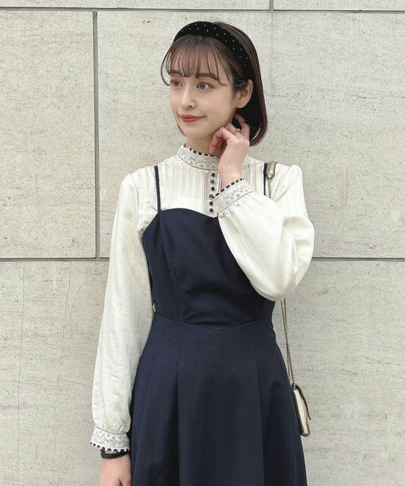 ivory×navy / 165cm