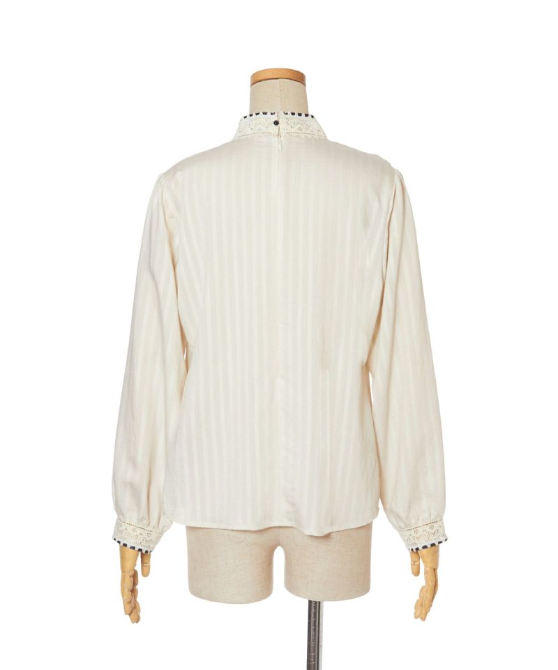 Back (ivory×navy)