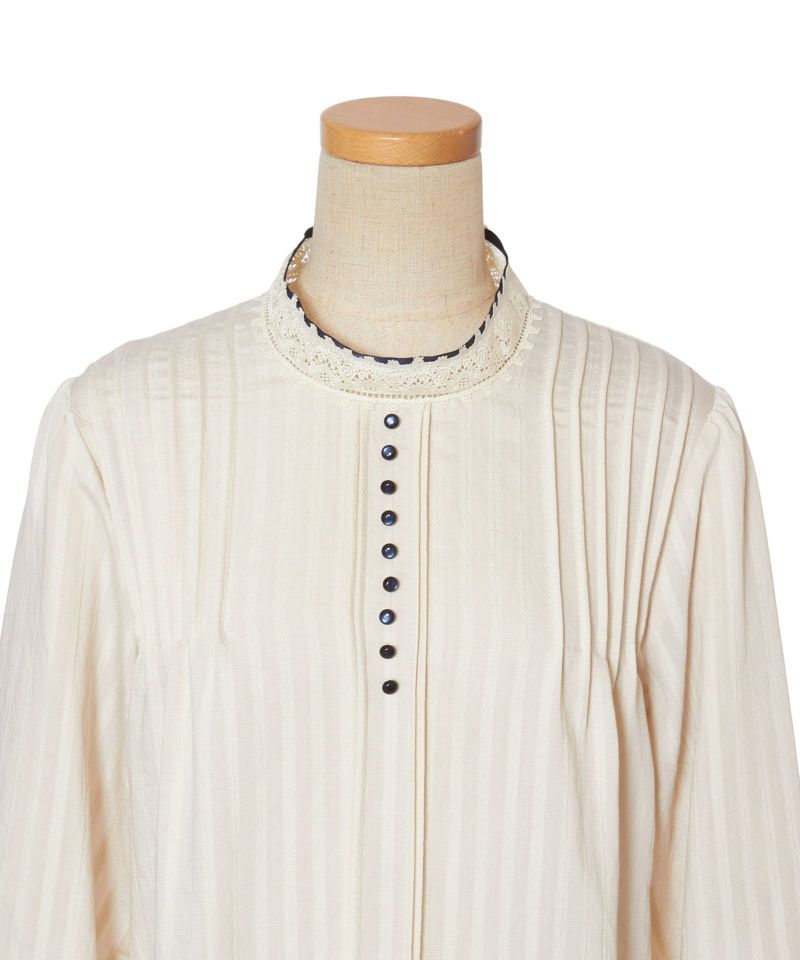 Front up (ivory×navy)