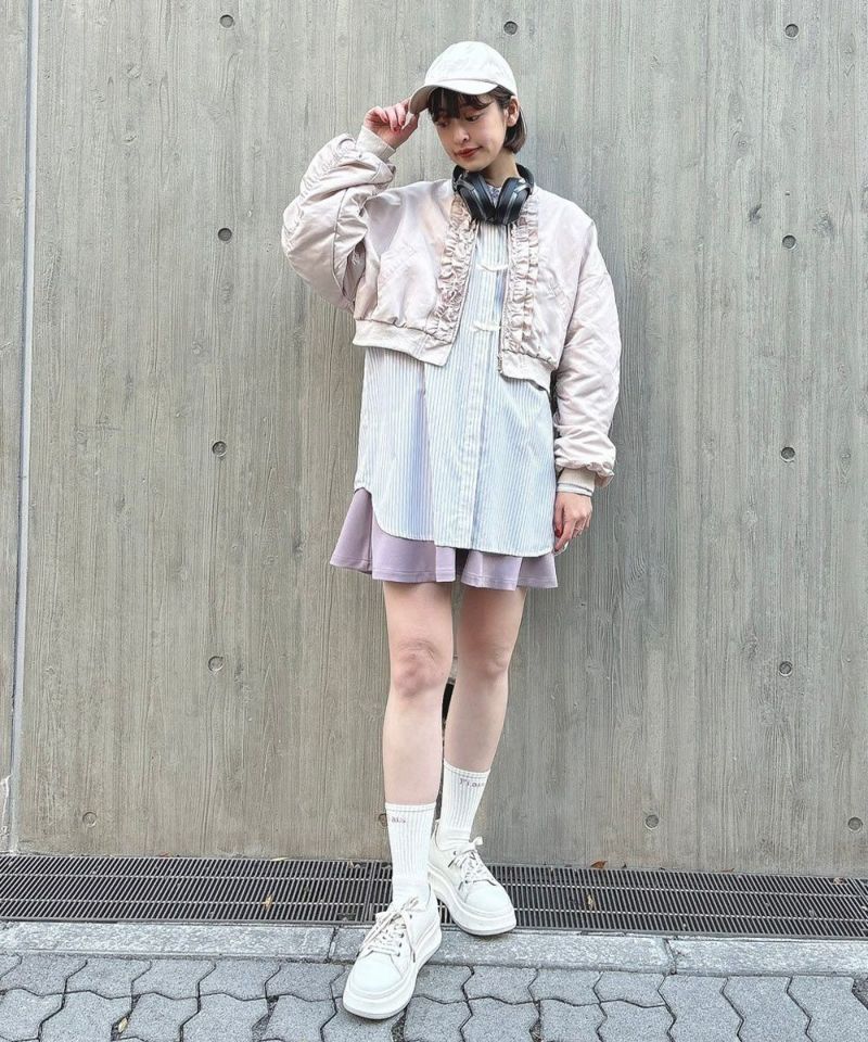 beige×white / 165cm