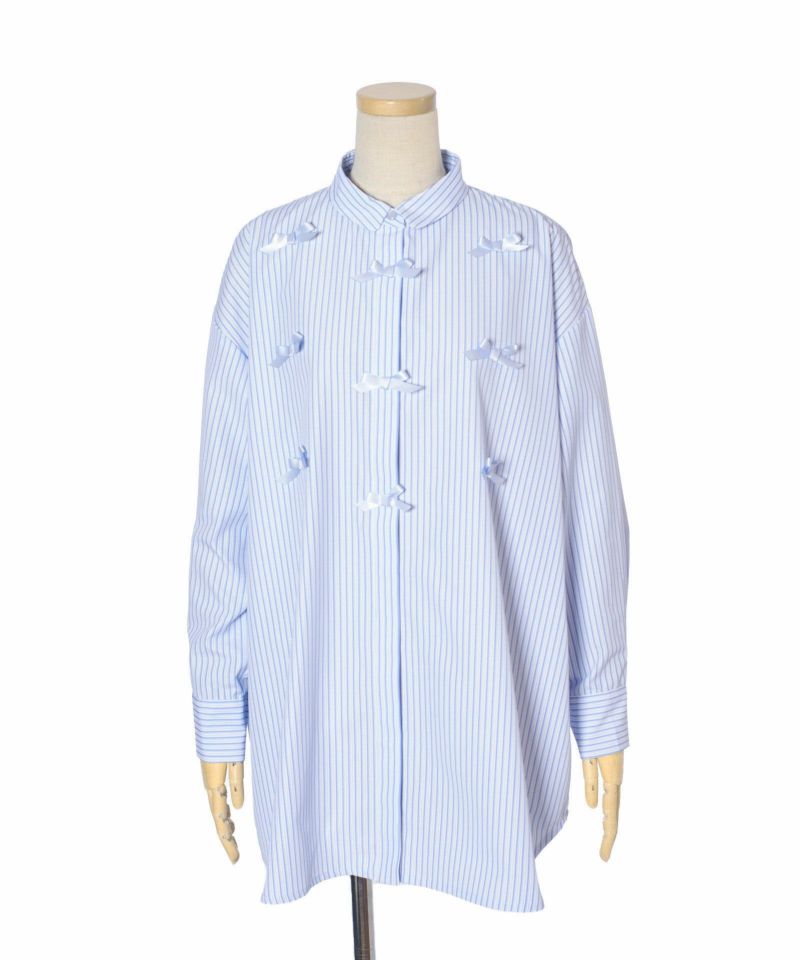 Light blue × white