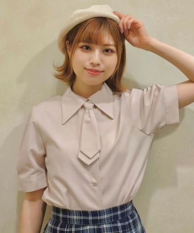 □Collar shirt with tie/F i.n.t [49AF01h010]