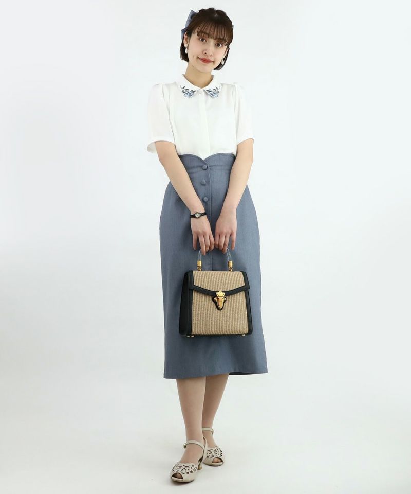 off white×blue / 165cm