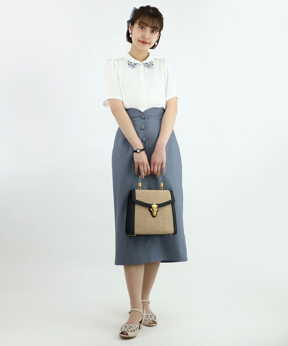 off white×blue / 165cm