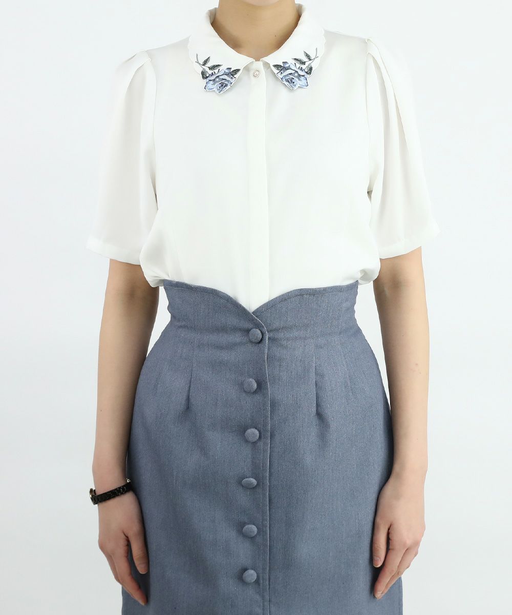 off white×blue / 165cm