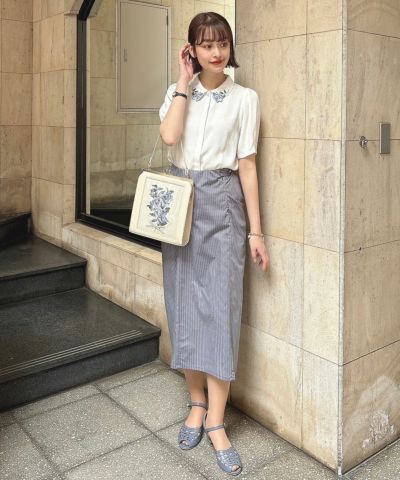 off white×blue / 165cm