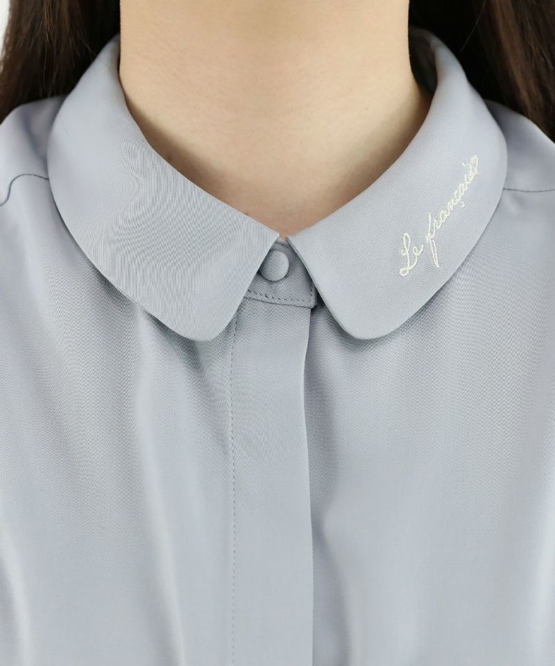 light gray / 153cm / Ribbon tie removed