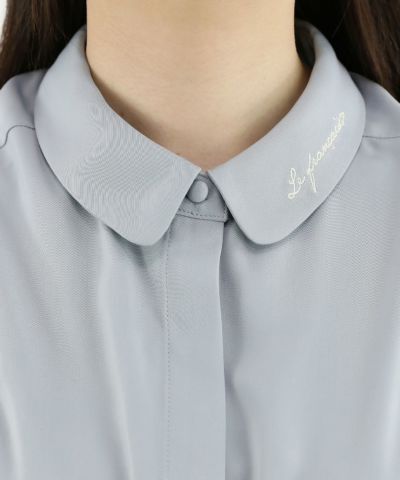 light gray / 153cm / Ribbon tie removed
