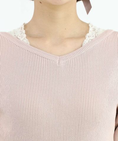 light pink / 165cm / layered with lace innerwear
