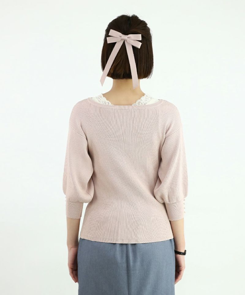 light pink / 165cm / layered with lace innerwear