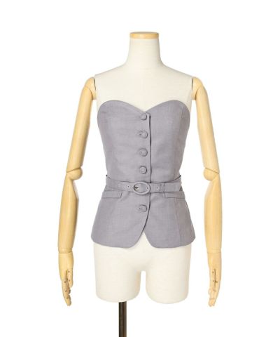 Bustier (light gray)