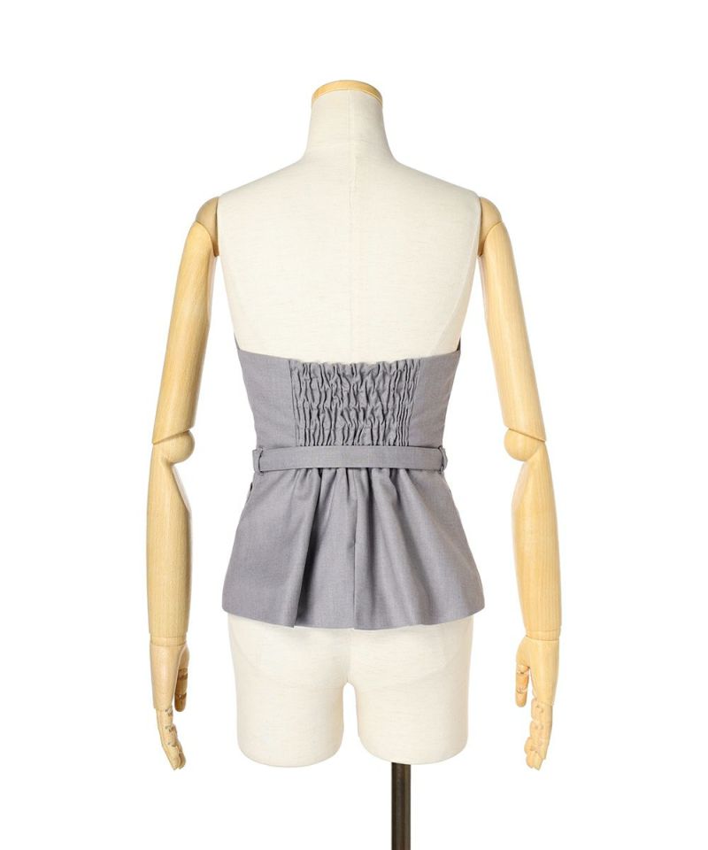 Bustier / back (light gray)