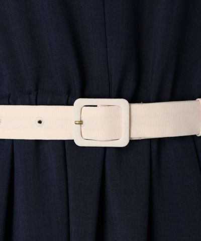 Belt (navy×white)