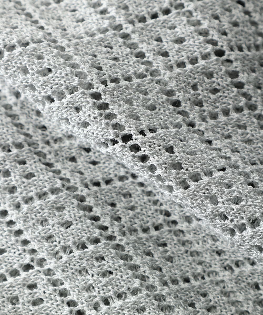 生地アップ (mint gray)