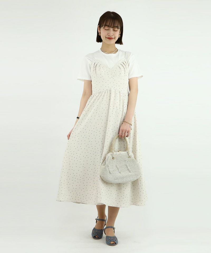light blue×white / 165cm / Wearing only one piece