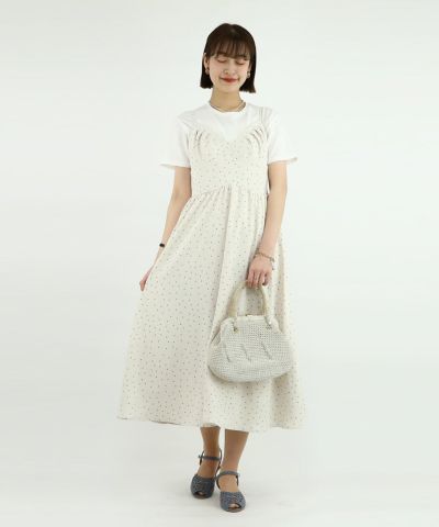 light blue×white / 165cm / Wearing only one piece
