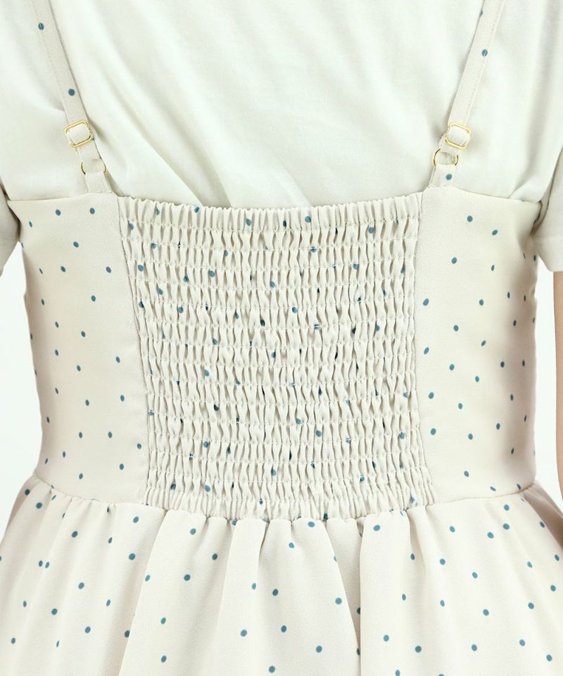 light blue×white / 165cm / Wearing only one piece