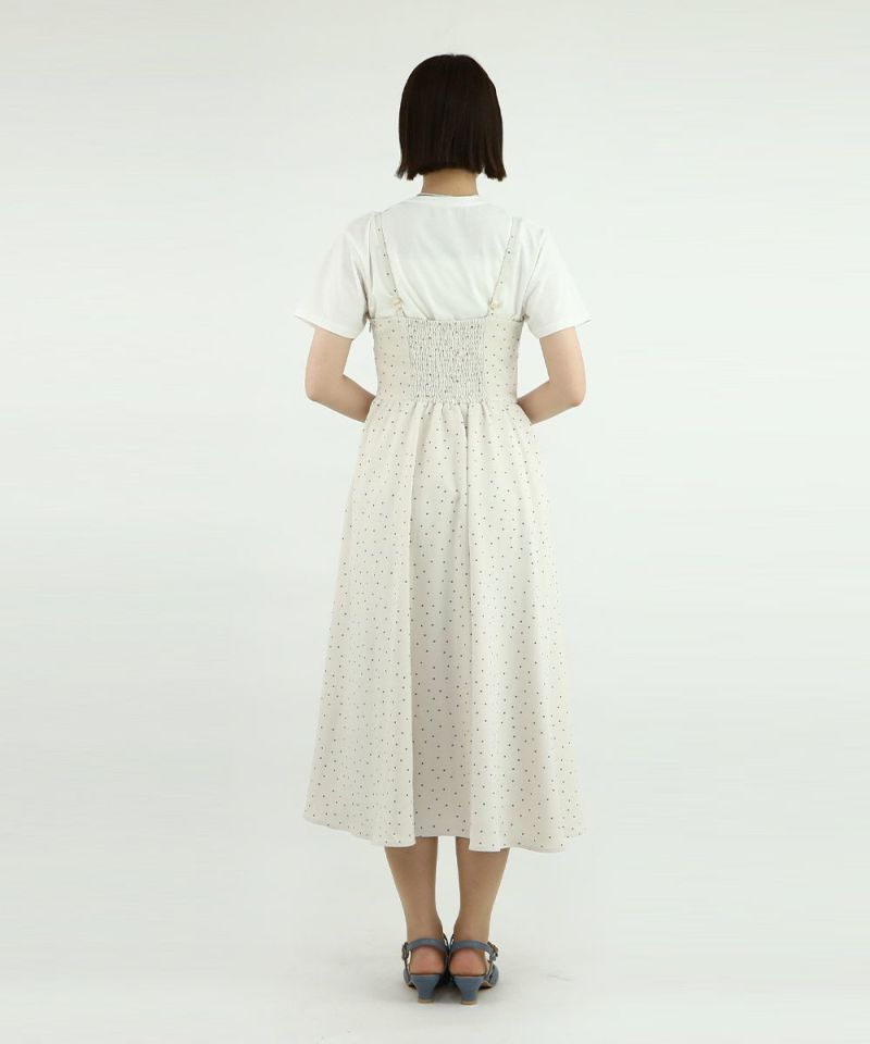 light blue×white / 165cm / Wearing only one piece