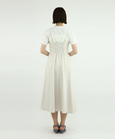 light blue×white / 165cm / Wearing only one piece