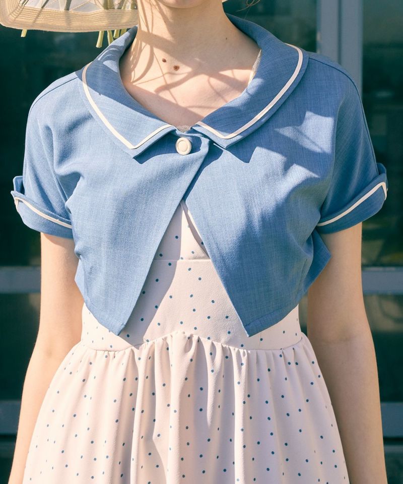 Light blue × white