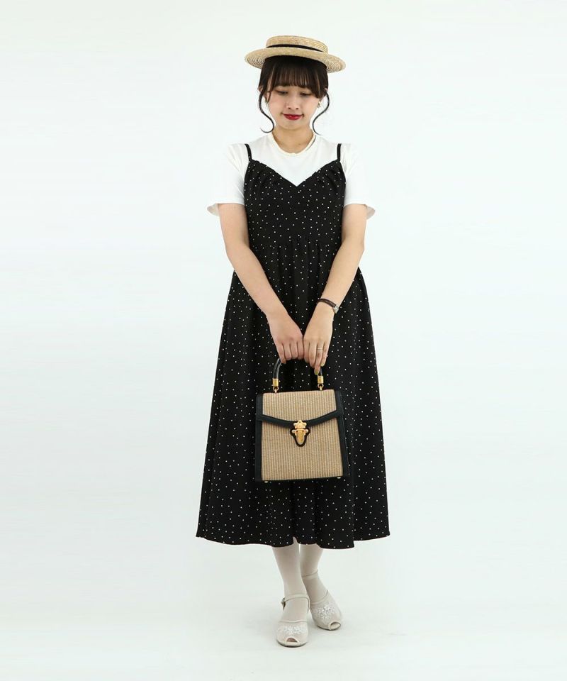 black×white / 157cm / Wearing only one piece