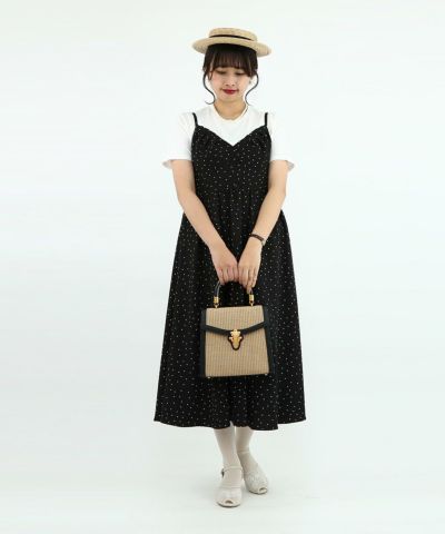 black×white / 157cm / Wearing only one piece