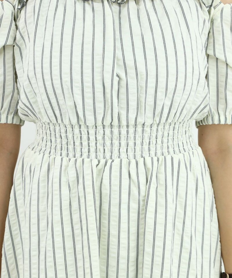cream / 157cm / Off-shoulder