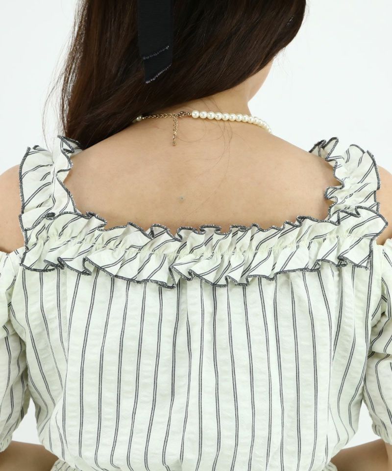 cream / 157cm / Off-shoulder