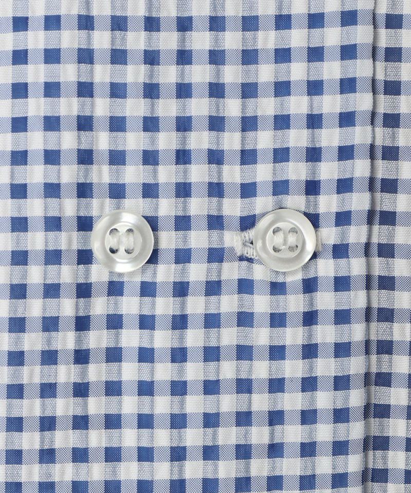 Button up (blue×white)