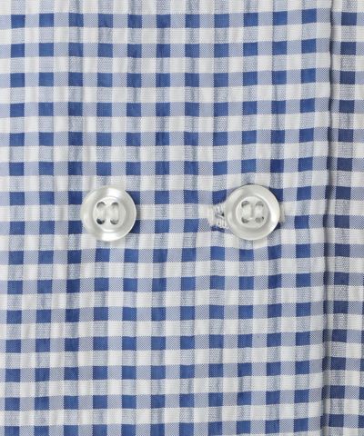 Button up (blue×white)