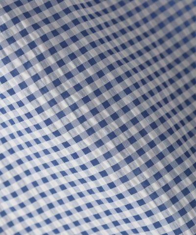Fabric up (blue x white)