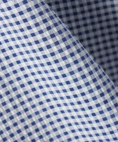 Fabric up (blue x white)