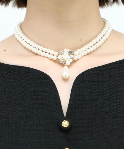 Bijou×Pearl choker/an another angelus [49BB02a009]