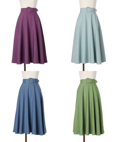 purple / light blue / blue / green