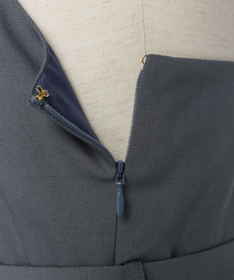 Side fastener (blue gray)