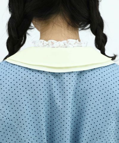 light blue / 150cm / Layered with lace inner