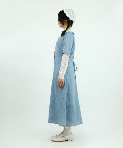 light blue / 150cm / Layered with lace inner